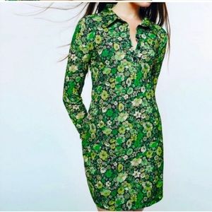 NWT Zara Green Floral Dress